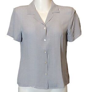 Tommy Bahama Silk Monaco Palms Lite Camp Shirt M